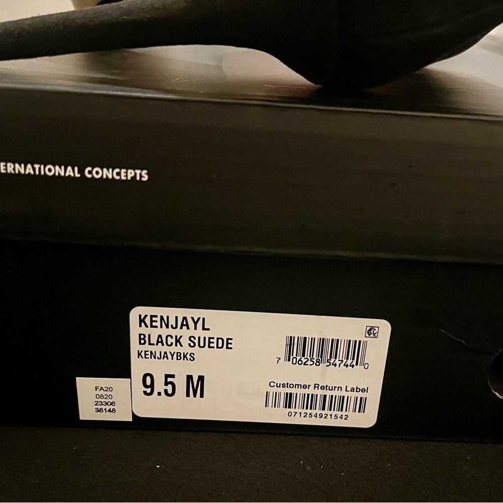 New INC Black Suede Pumps